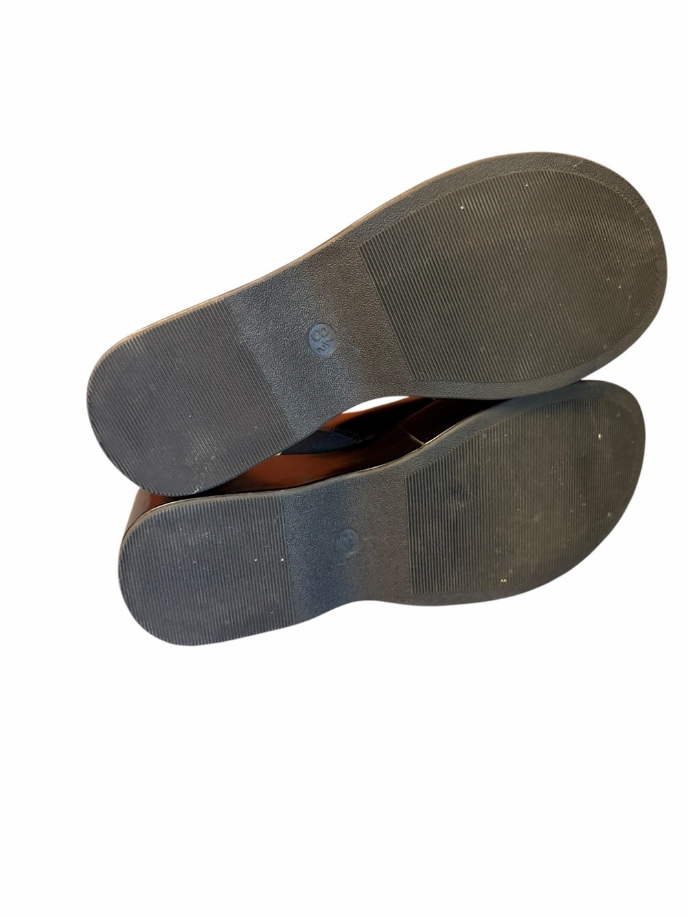 Black Chunky Platform Clogs Minimalist Slip On Mules Women’s 8.5 Runs Large - Picture 4 of 6